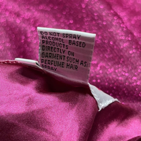 JVN By Jovani Elegant Evening Gown in Dark Pink Size 0 - Picture 5 of 8